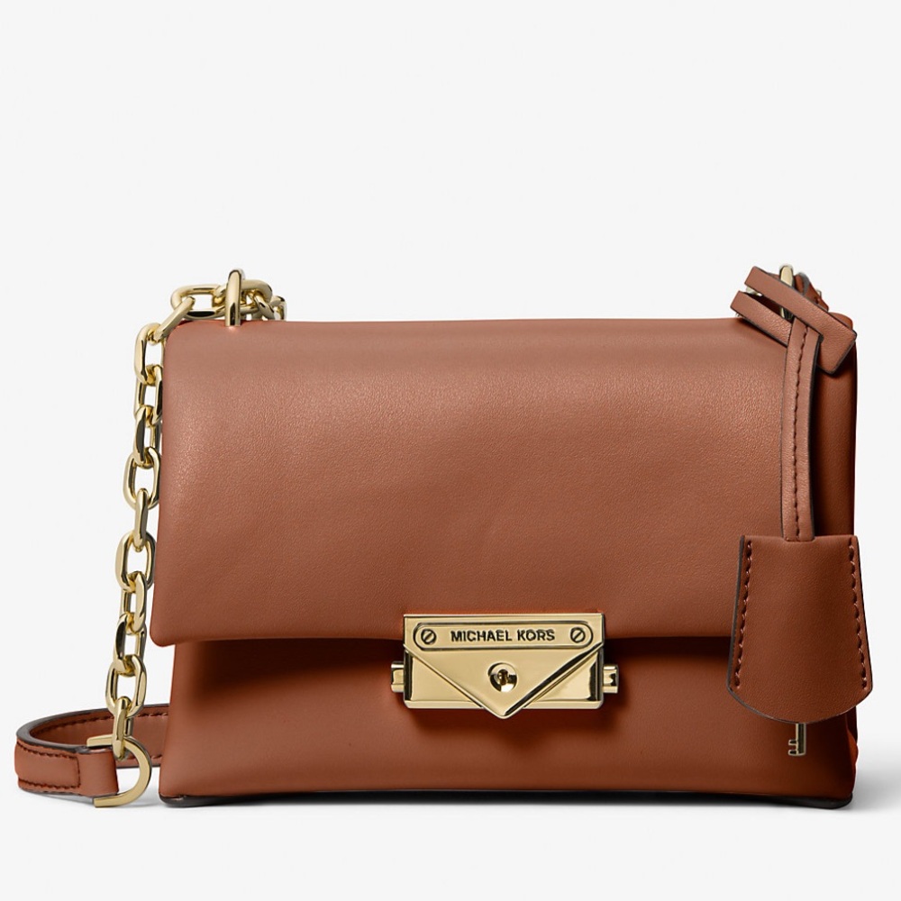 🧳 Michael Kors Brown Cece Small Shoulder Bag 💼 NWT 💼 - Picture 3 of 16